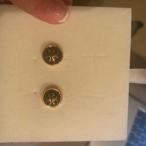 Tory Burch Navy & Gold Earrings
